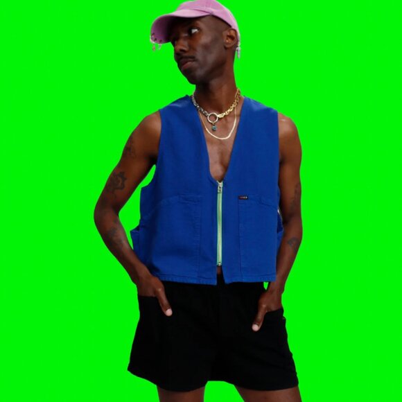 meals Blueberry Work Vest size Small - Picture 2 of 6